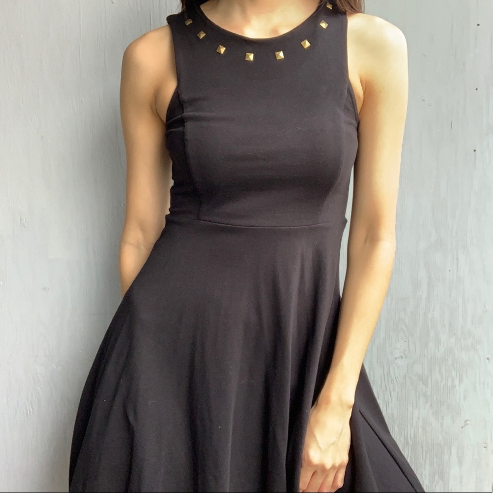 Xhilaration Black Studded Dress